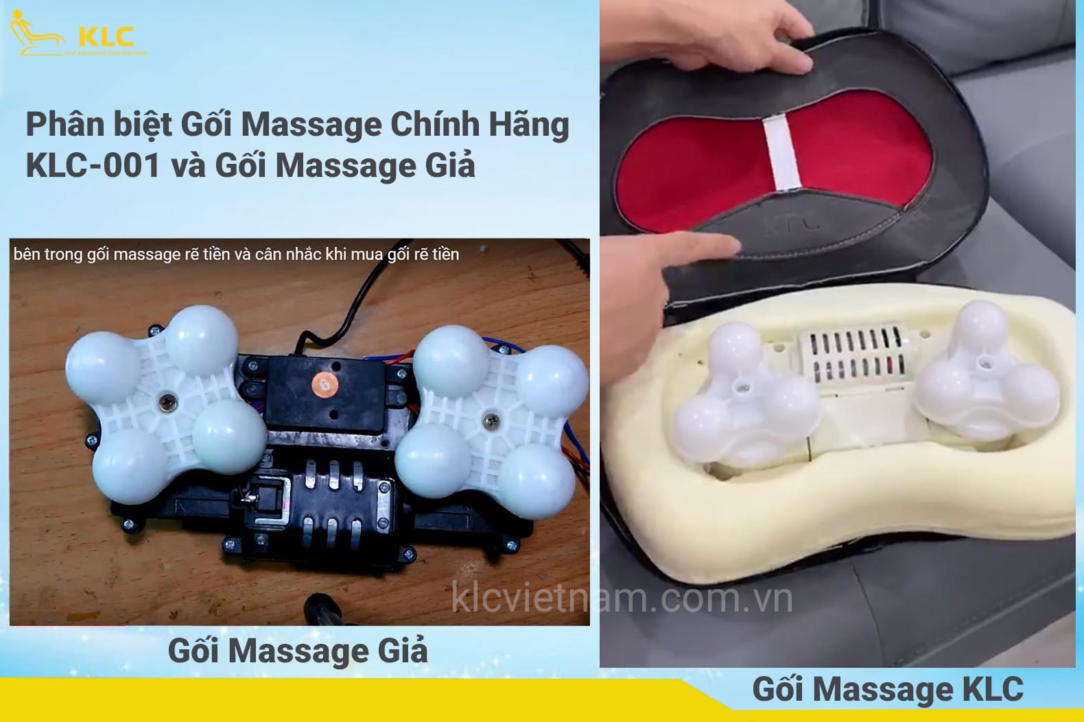 Gối Massage KLC-001