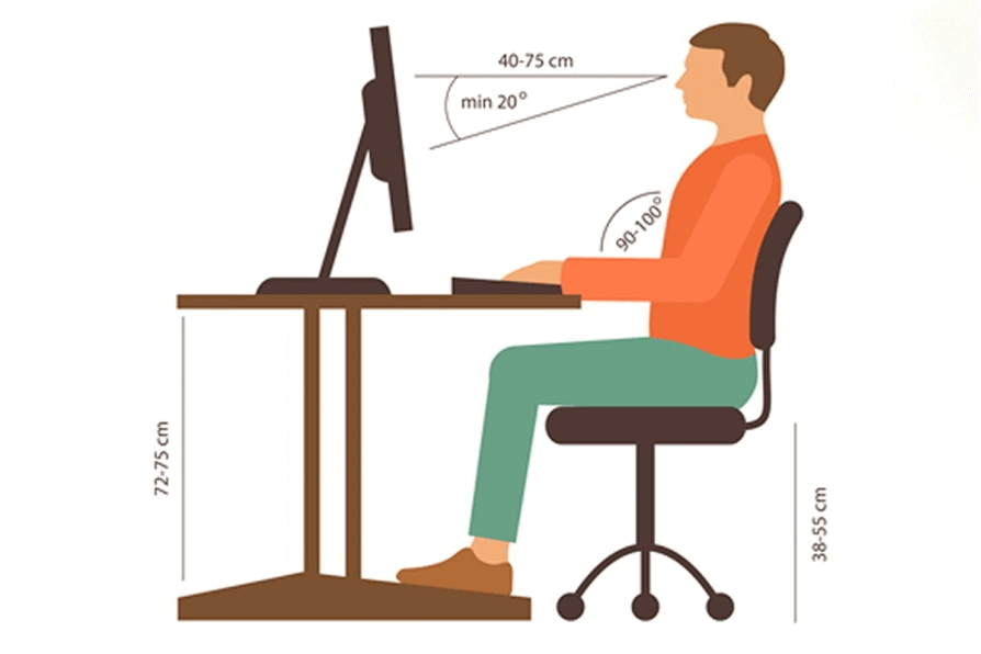 Tư thế ngồi làm việc như thế nào là tốt cho sức khỏe cho dân văn phòng?