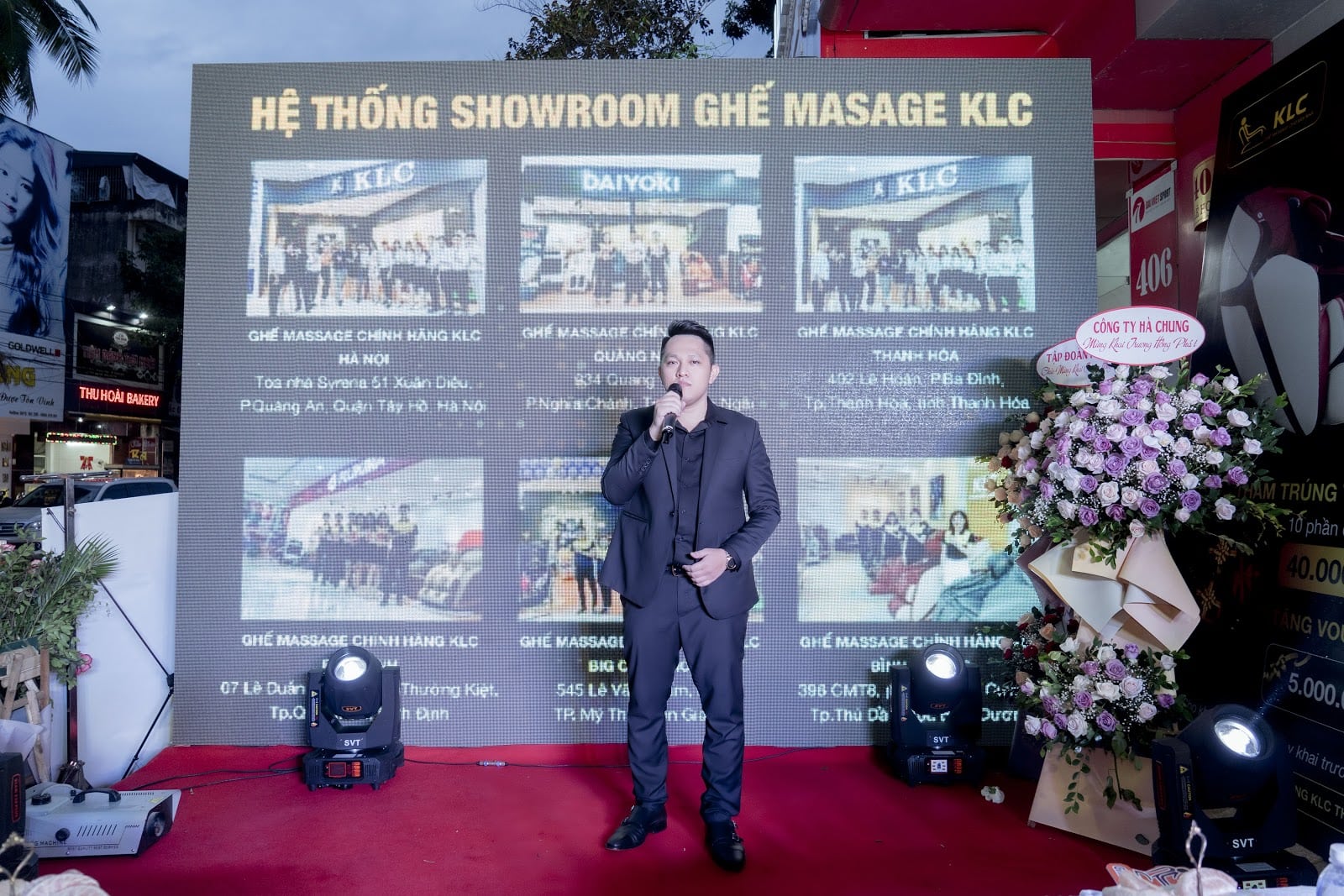 Sự kiện Lễ khai trương showroom mới Ghế Massage Chính Hãng KLC tại Thanh Hóa