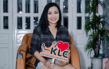 Cùng ca sĩ Phương Thanh khám phá những tính năng tuyệt vời của ghế massage KLC
