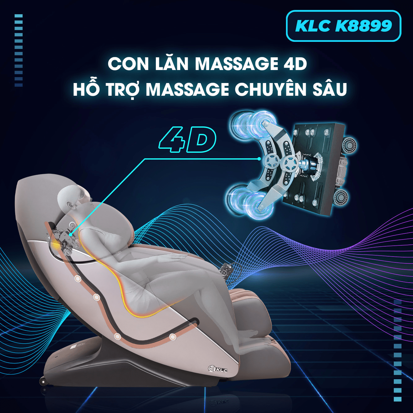 Ghế massage KLC K8899