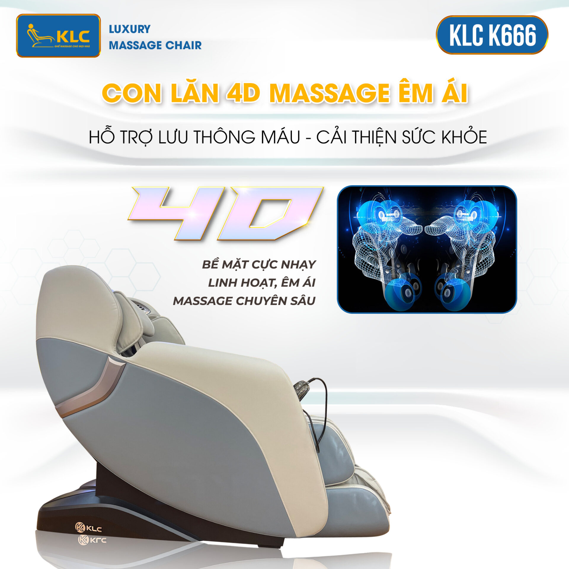 Ghế massage KLC K666