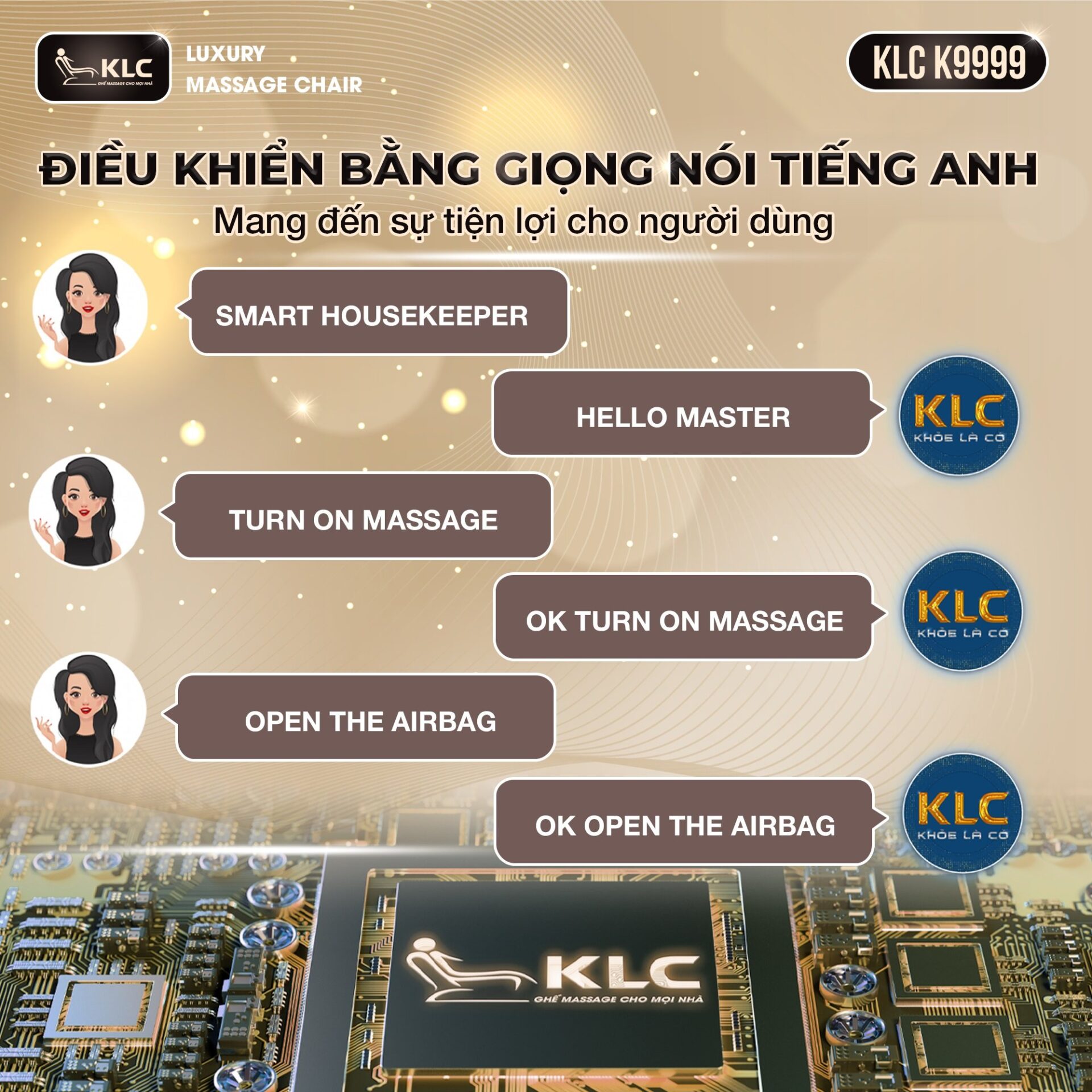 Ghế massage KLC K999