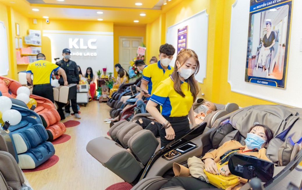 Ghế massage Long Thành - Đồng Nai thương hiệu KLC