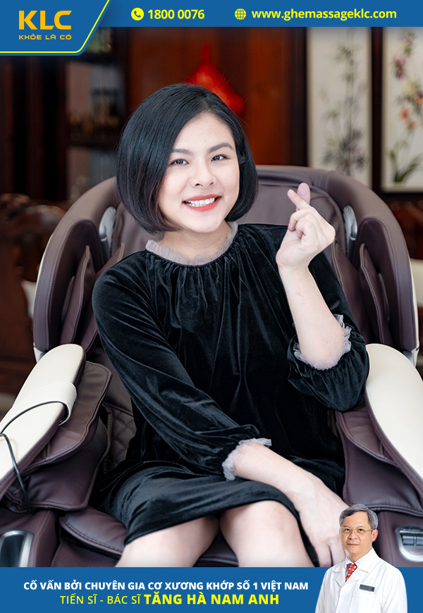 Vân Trang tin dùng ghế massage KLC K6688