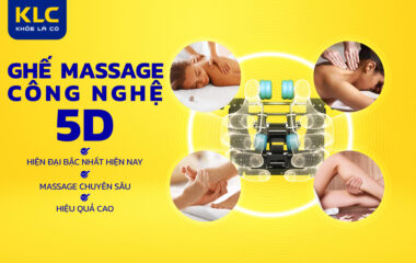 Ghế massage công nghệ 5D là gì? Chức năng và công dụng nổi bật
