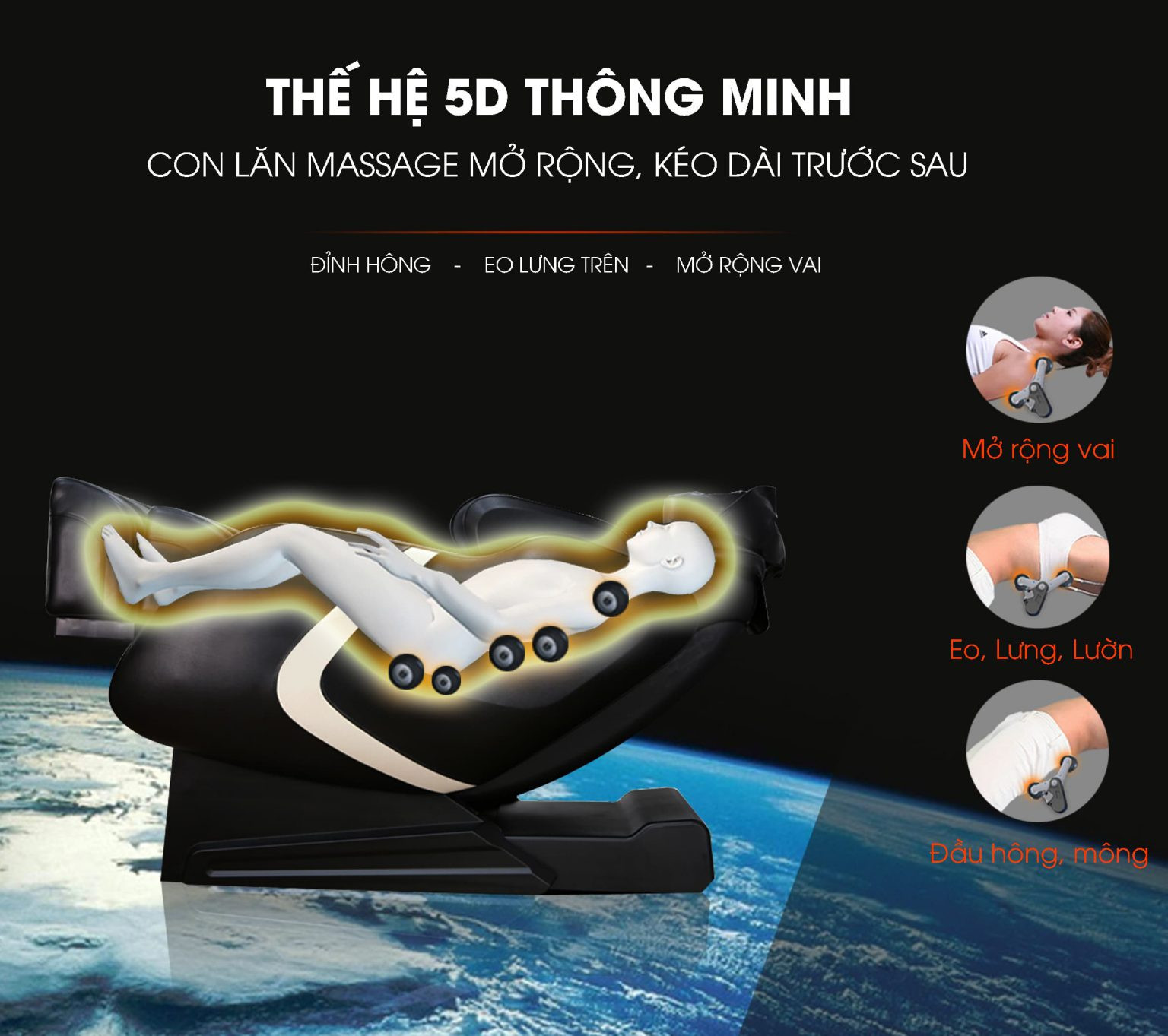 ghế massage công nghệ 5D