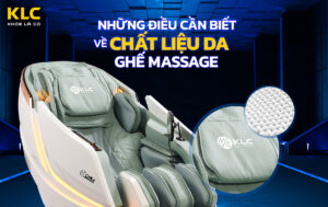 Chất liệu ghế massage