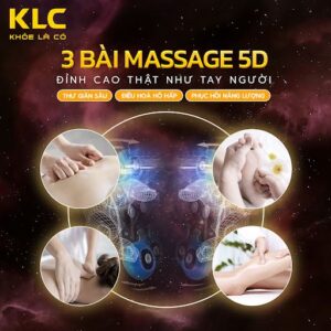 Công nghệ AI trên ghế massage 5d